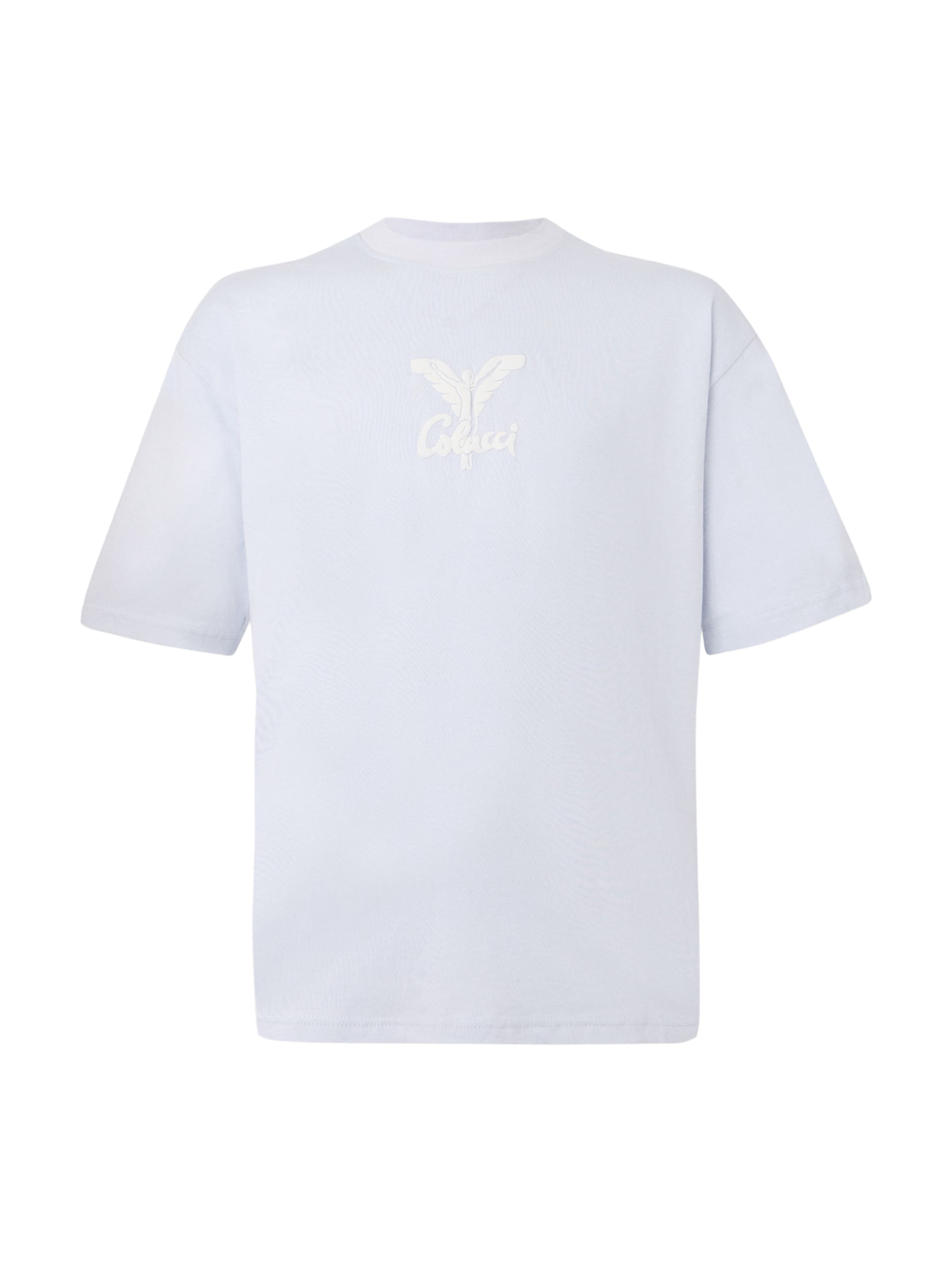 T-Shirt Carlo Colucci en bleu : devant