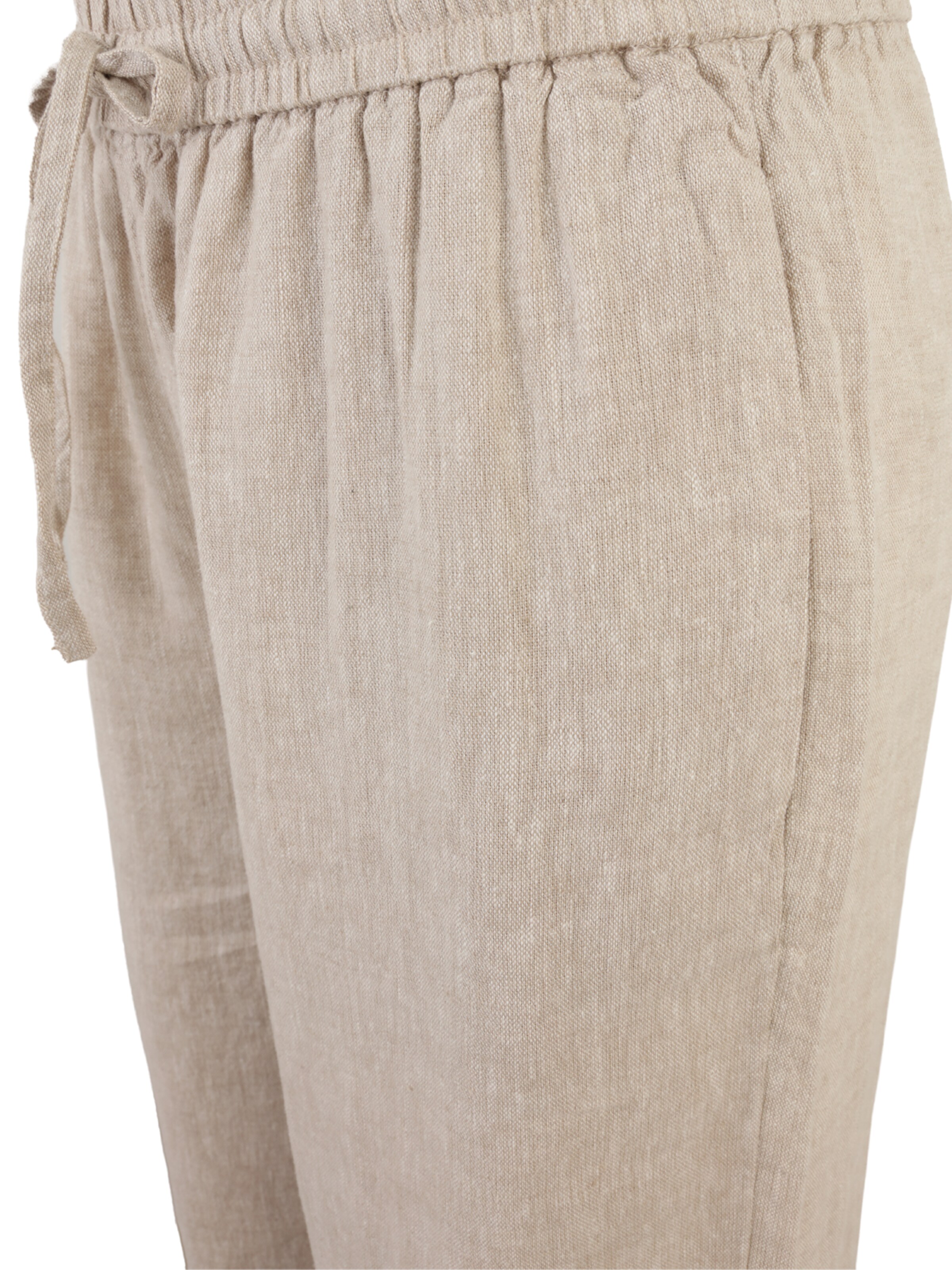 MSCH COPENHAGEN Wide leg Trousers 'MSCHViana' in Beige