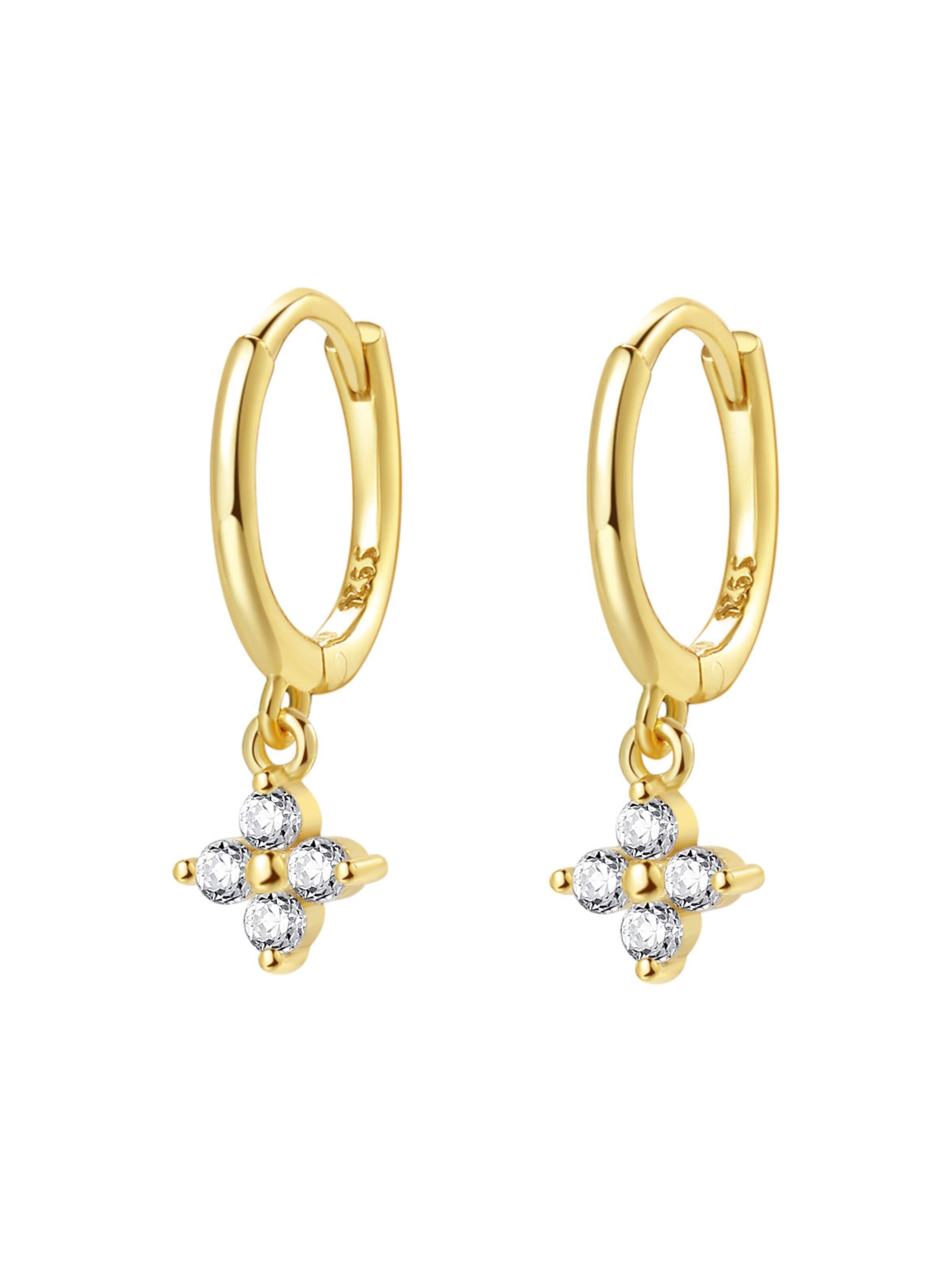 Hey Happiness Earrings 'Floré' in Gold