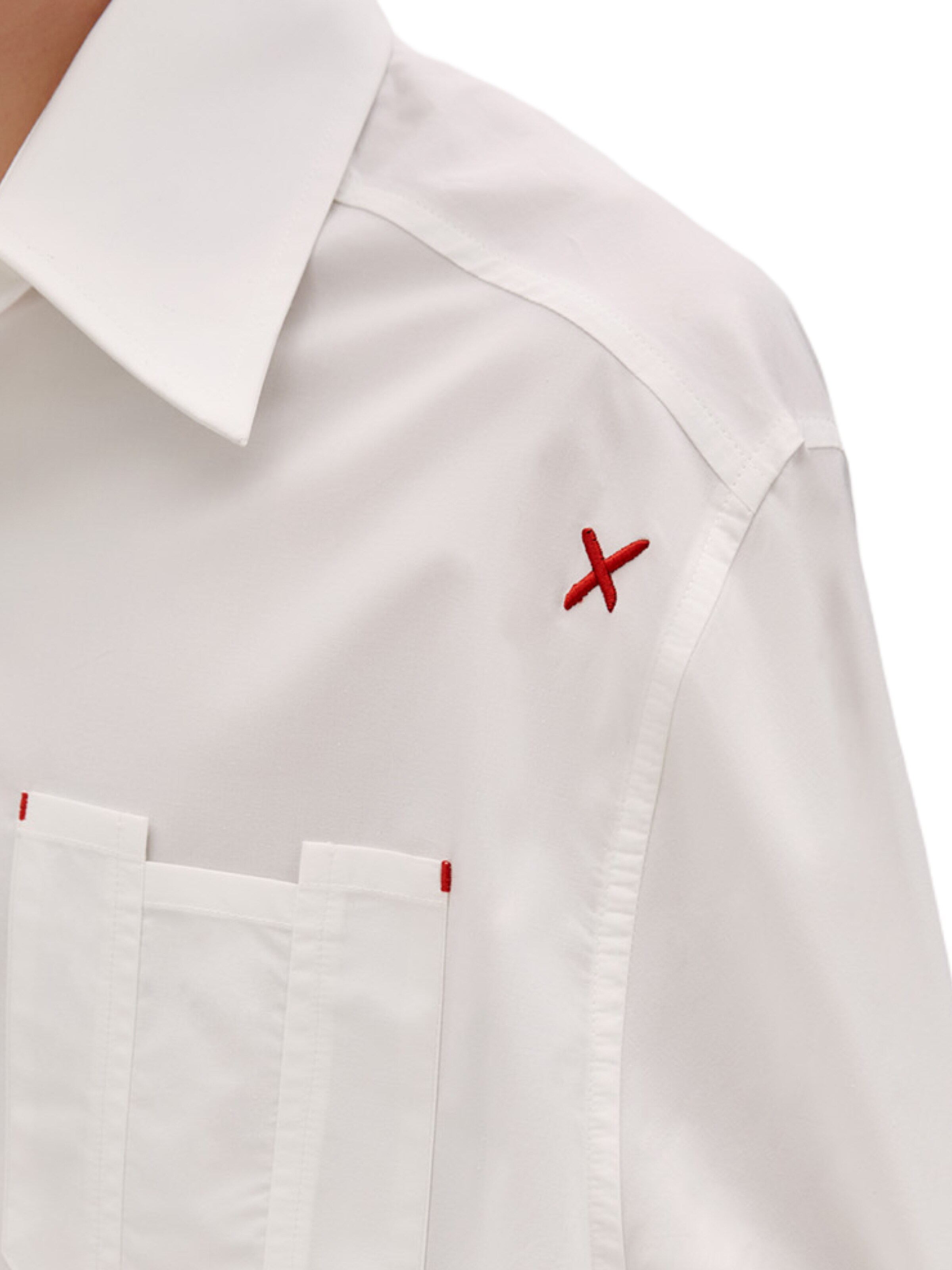 PCFG Regular fit Button Up Shirt in White