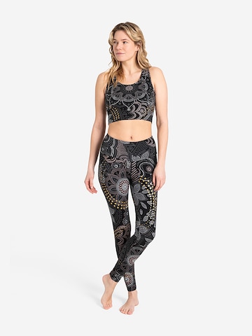 Spirit of OM Skinny Leggings 'Yoga Maui' in Black