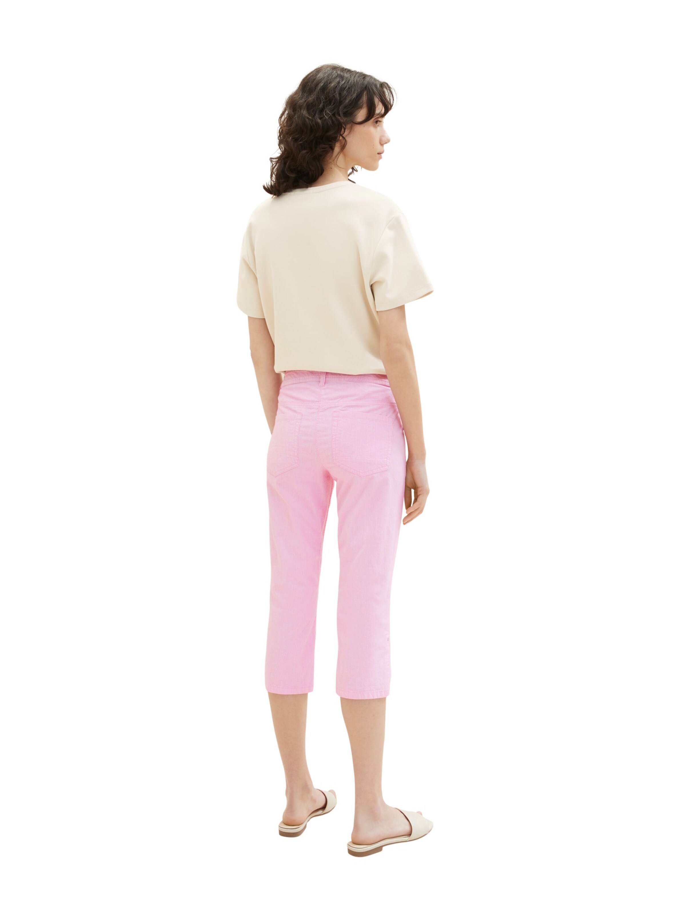 TOM TAILOR Slimfit Hose in Pink