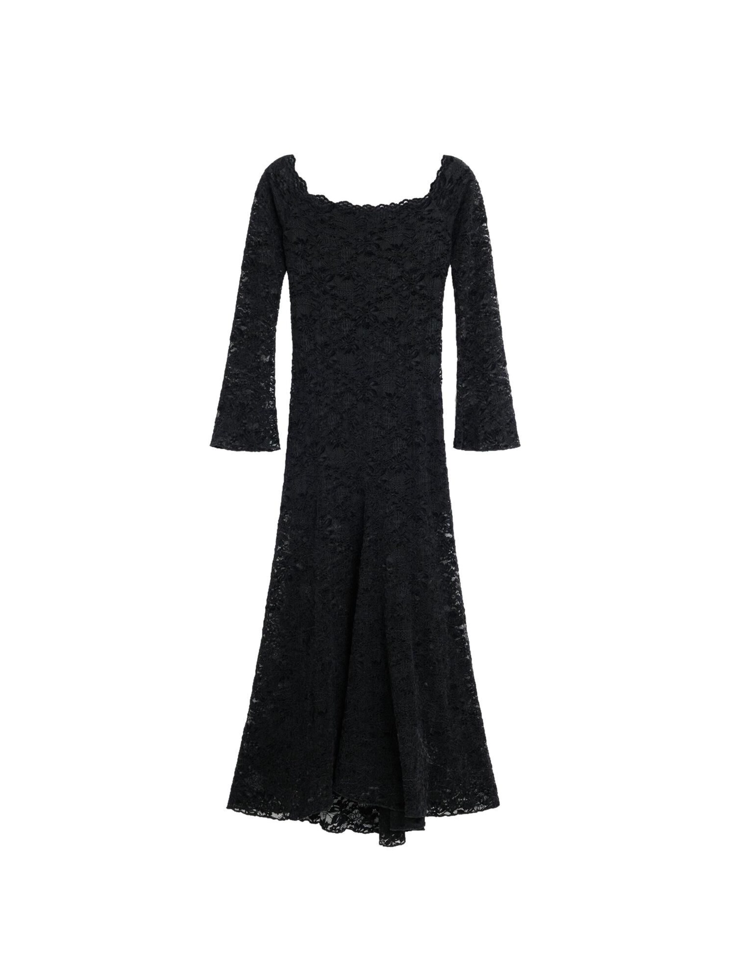 melns Desigual Kleita: no priekšpuses