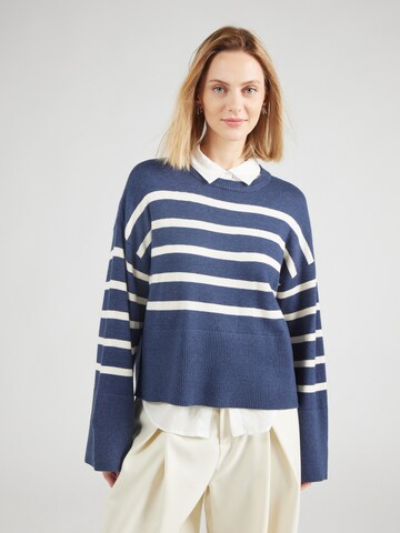 Pull-over ONLY en bleu : devant