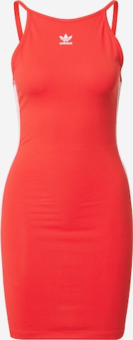 ADIDAS ORIGINALS - Vestido de verano en rojo: frente