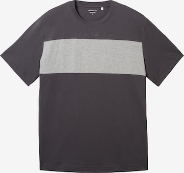 TOM TAILOR Тениска в сиво: отпред