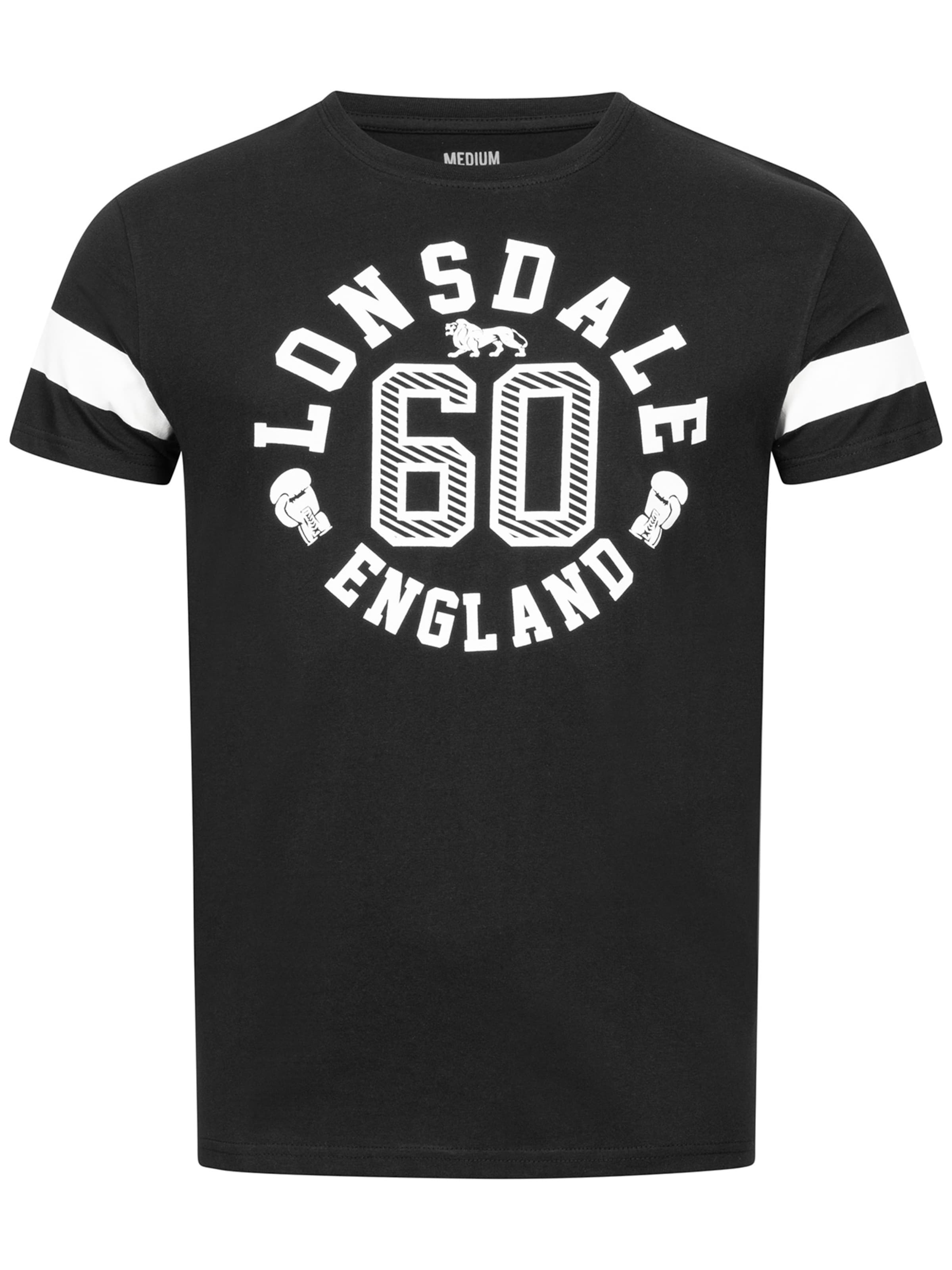 LONSDALE T-shirt i svart: framsida