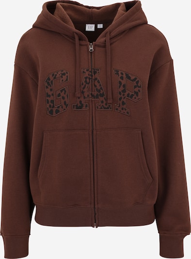 Gap Petite Gornji dio trenirke 'HERITAGE' u čokolada / crna, Pregled proizvoda