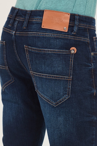 INDICODE JEANS Slimfit Jeans 'Quince' in Blau