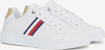 TOMMY HILFIGER Sneakers 'Global Stripe Elevated' in White