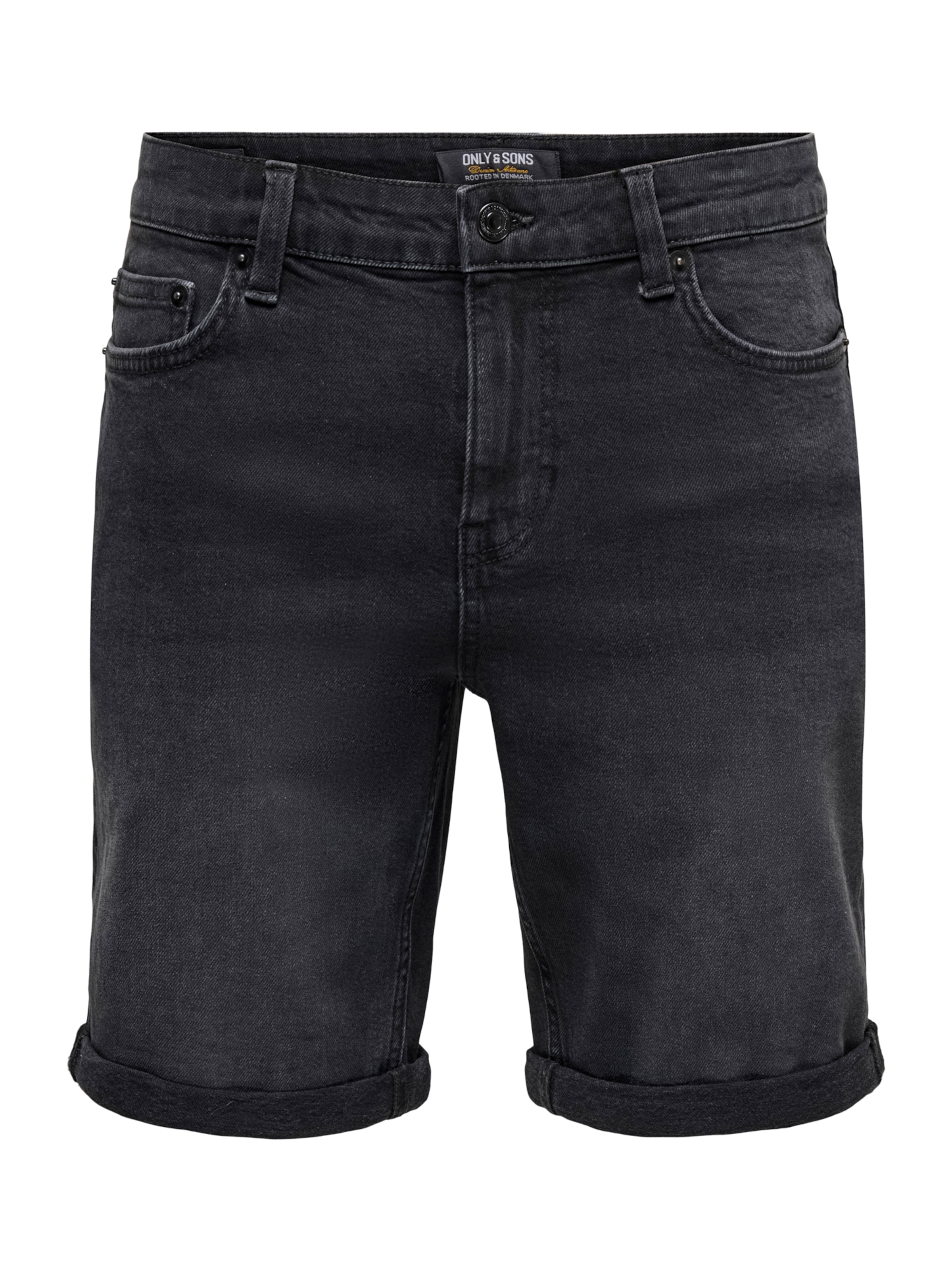 Only & Sons Regular Jeans 'ONSPLY' i svart: framsida