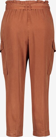 SAMOON Loosefit Cargobroek 'Mia' in Bruin