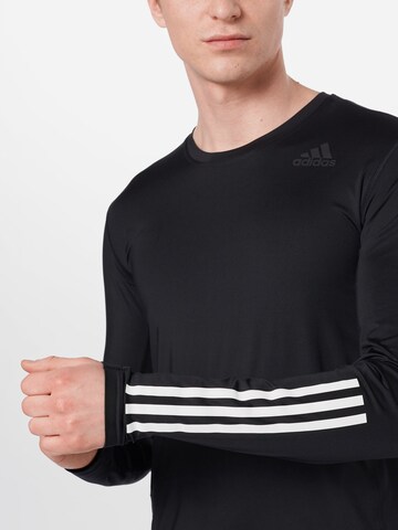 ADIDAS SPORTSWEAR Skinny Performance shirt in Black