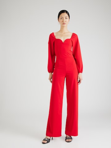 SISTERS POINT Jumpsuit 'No-Ju' i rød: forside