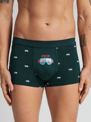 IUMAN Intimissimi Uomo Boxer shorts in Green: front