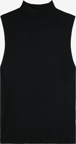 Tops en tricot adl en noir : devant