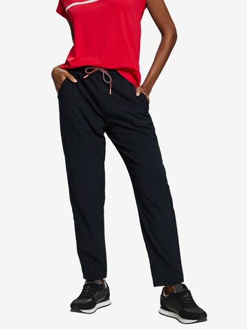 ESPRIT Loose fit Workout Pants in Black: front