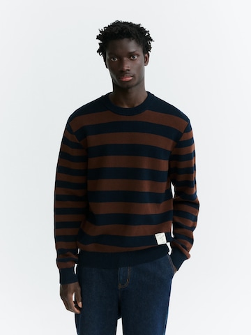 Thinking MU Trui 'SETH' in Blauw: voorkant