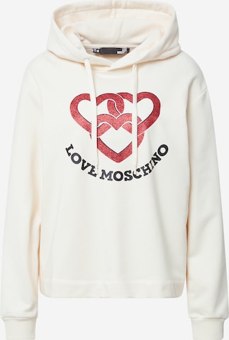 Love Moschino Mikina 'FELPA' - Béžová: predná strana