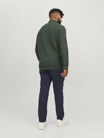 Jack & Jones Plus كنزة صوفية بلون أخضر