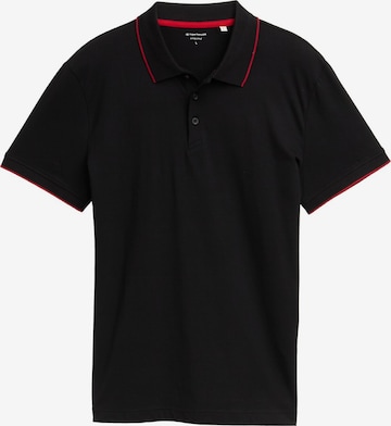 TOM TAILOR Shirt in Zwart: voorkant