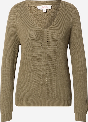 s.Oliver Pullover in Grün: predná strana