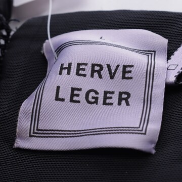 Hervé Léger Kleid L in Schwarz