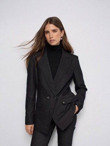 Blazer Salsa Jeans en noir : devant