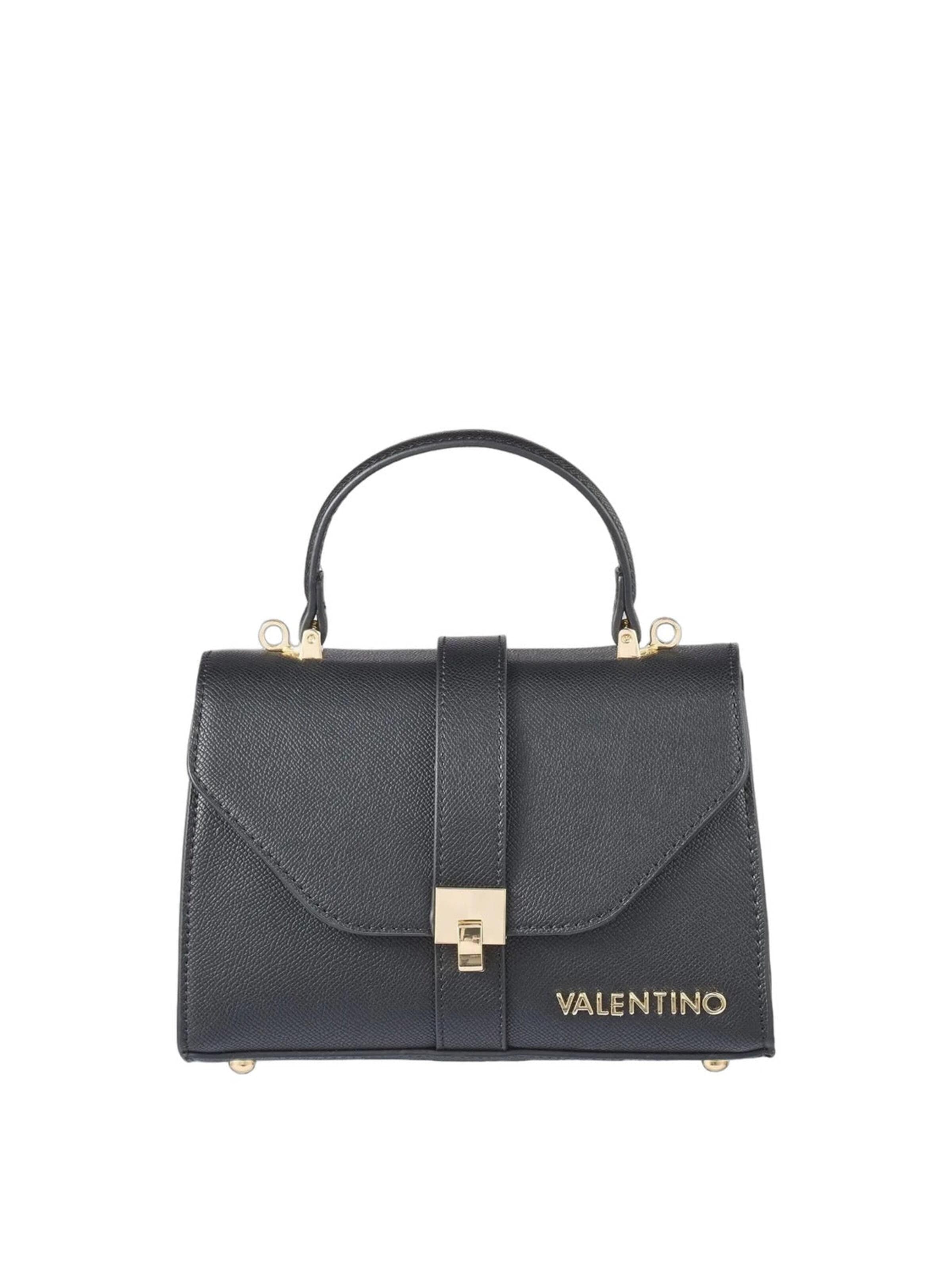 VALENTINO - Bolso de mano 'Sobo' en negro: frente