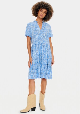 SAINT TROPEZ Shirt Dress 'Eda' in Blue