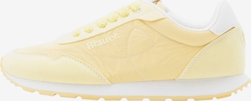 Blauer.USA Låg sneaker i gul: framsida