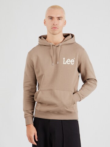 Lee Dressipluus 'WOBBLY LEE HOODIE', värv hall: eest vaates