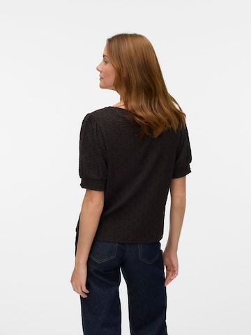 VERO MODA - Camiseta 'VMFlower' en marrón