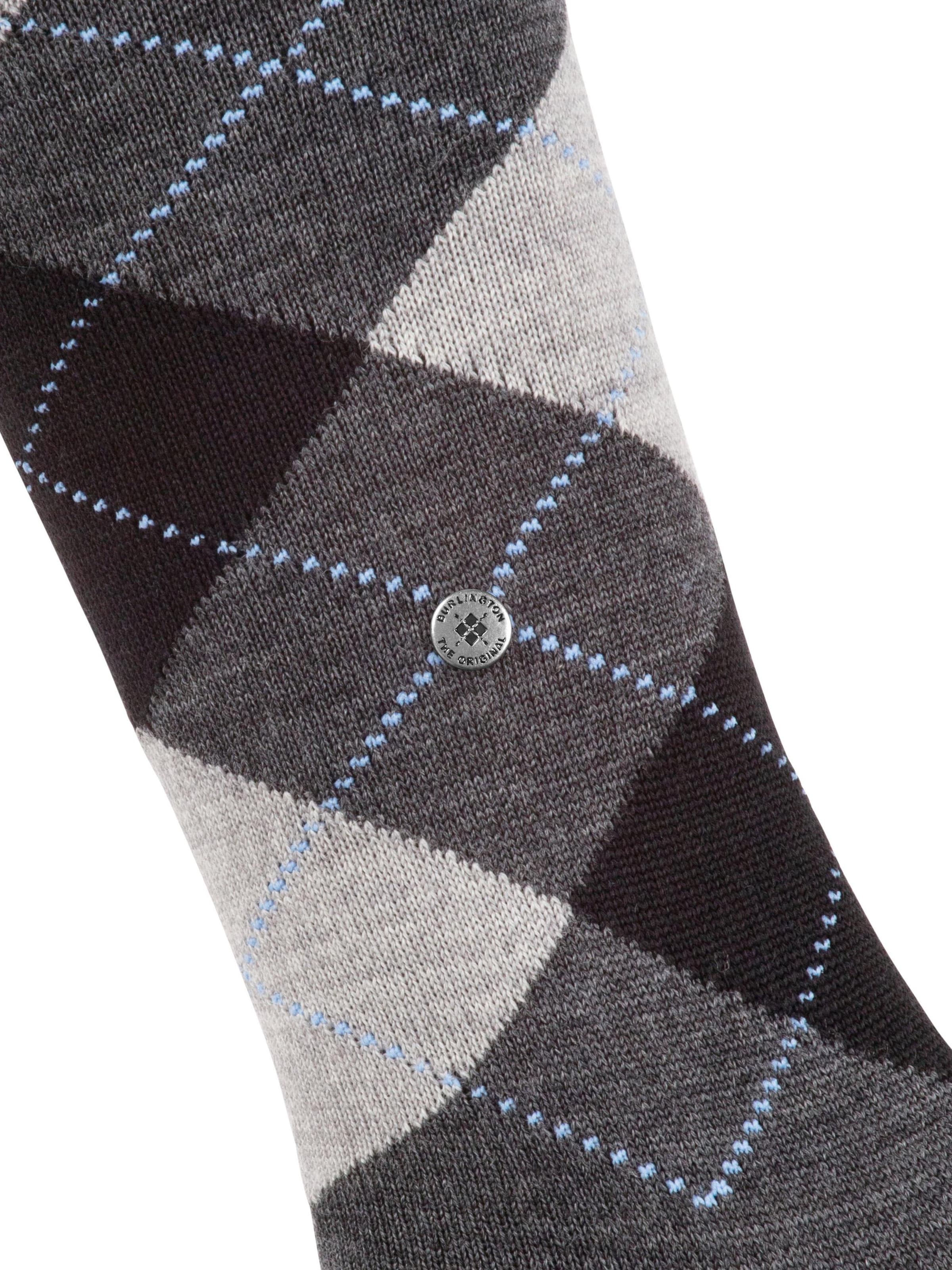 BURLINGTON Overknee Strümpfe 'Marylebone'‌‌‌‌ in Grau