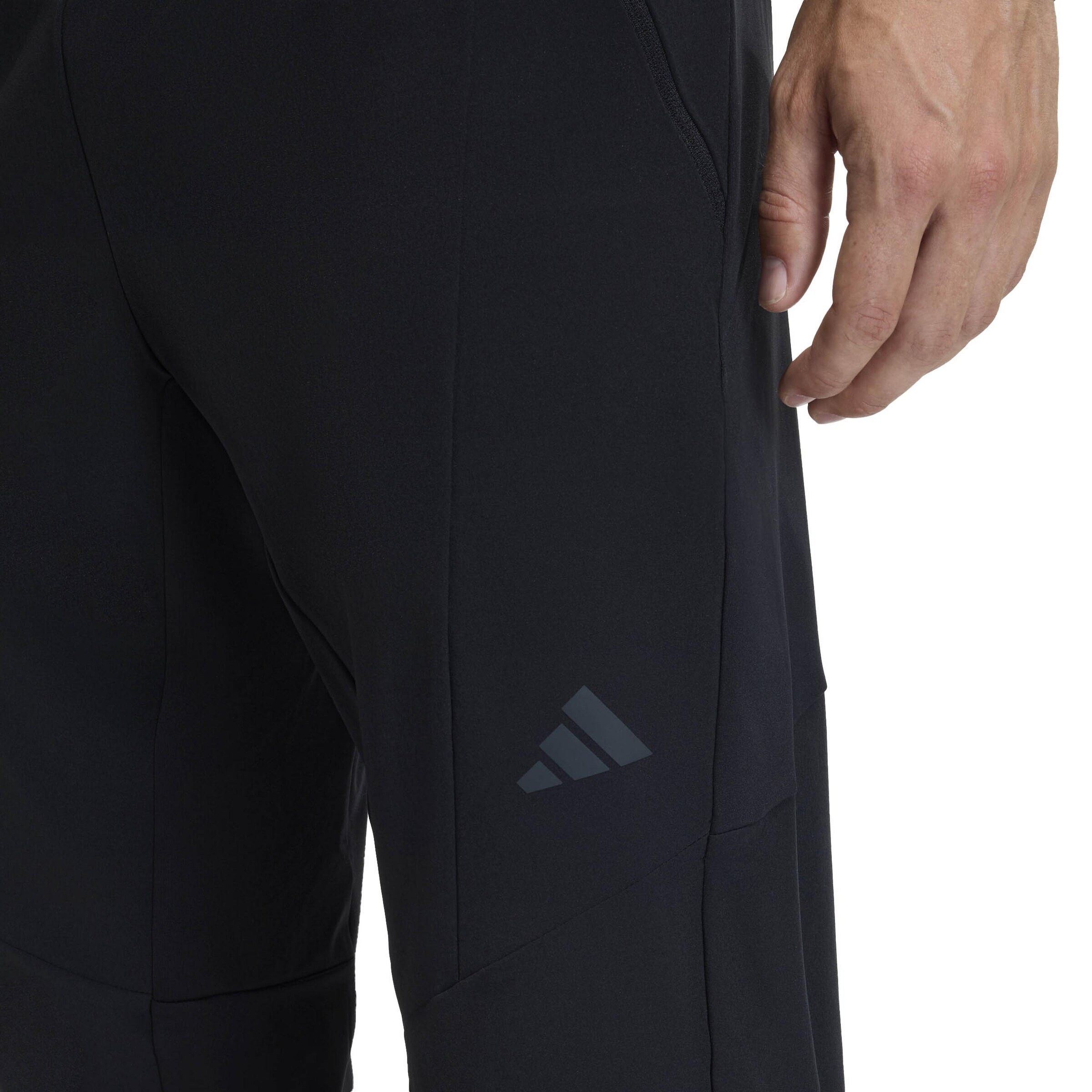 ADIDAS PERFORMANCE Slimfit Spodnie sportowe 'D4T' w kolorze czarny