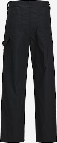 JACK & JONES Wide Leg Hose in Schwarz