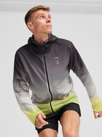 PUMA Sports jacket 'SEASONS' in Green: front