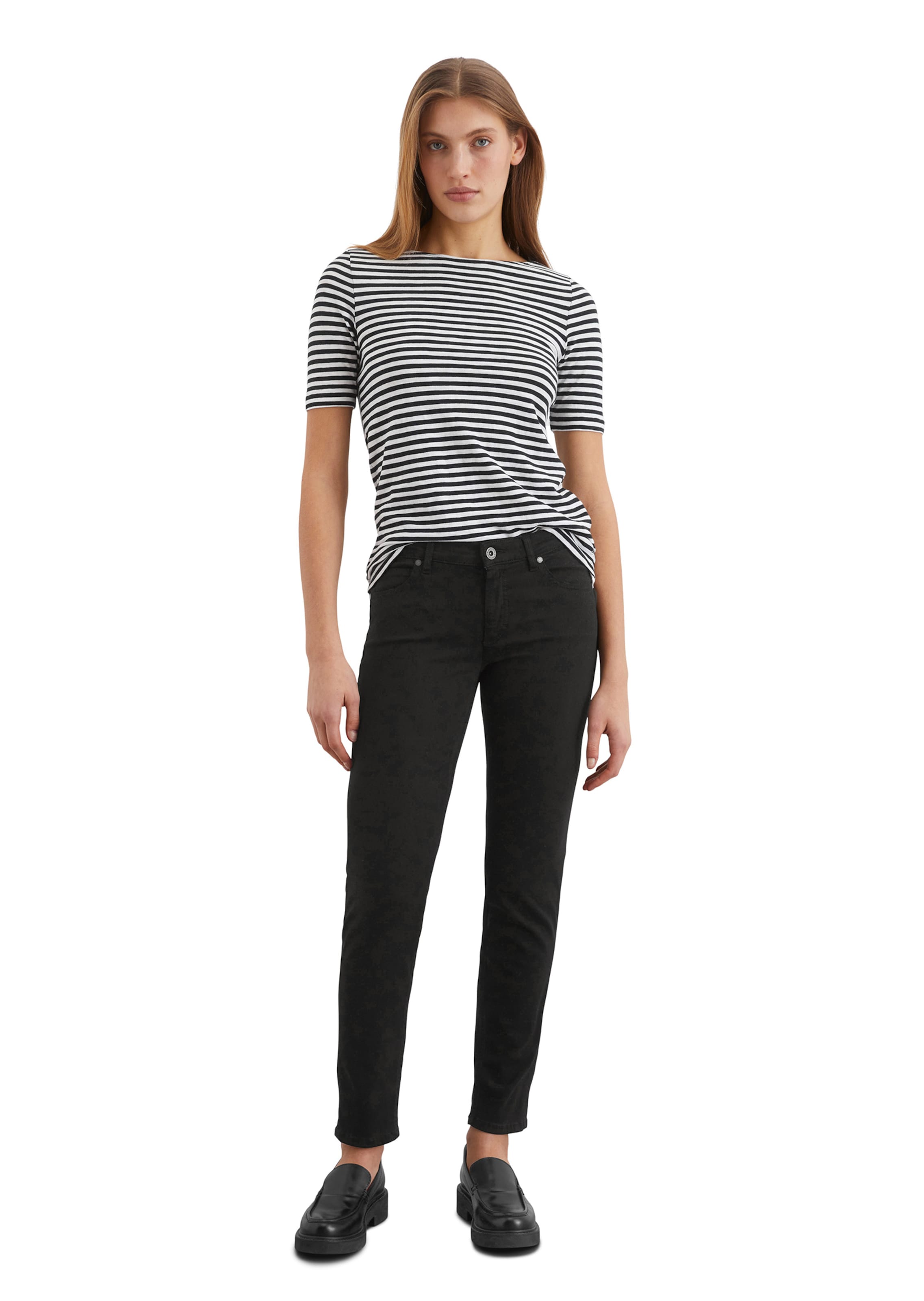 Marc O'Polo Kitsas Teksapüksid 'Lulea', värv must