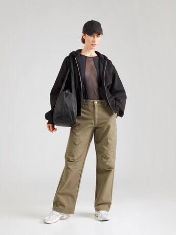 Wide leg Pantaloni 'CHICAGO' de la Jordan pe verde