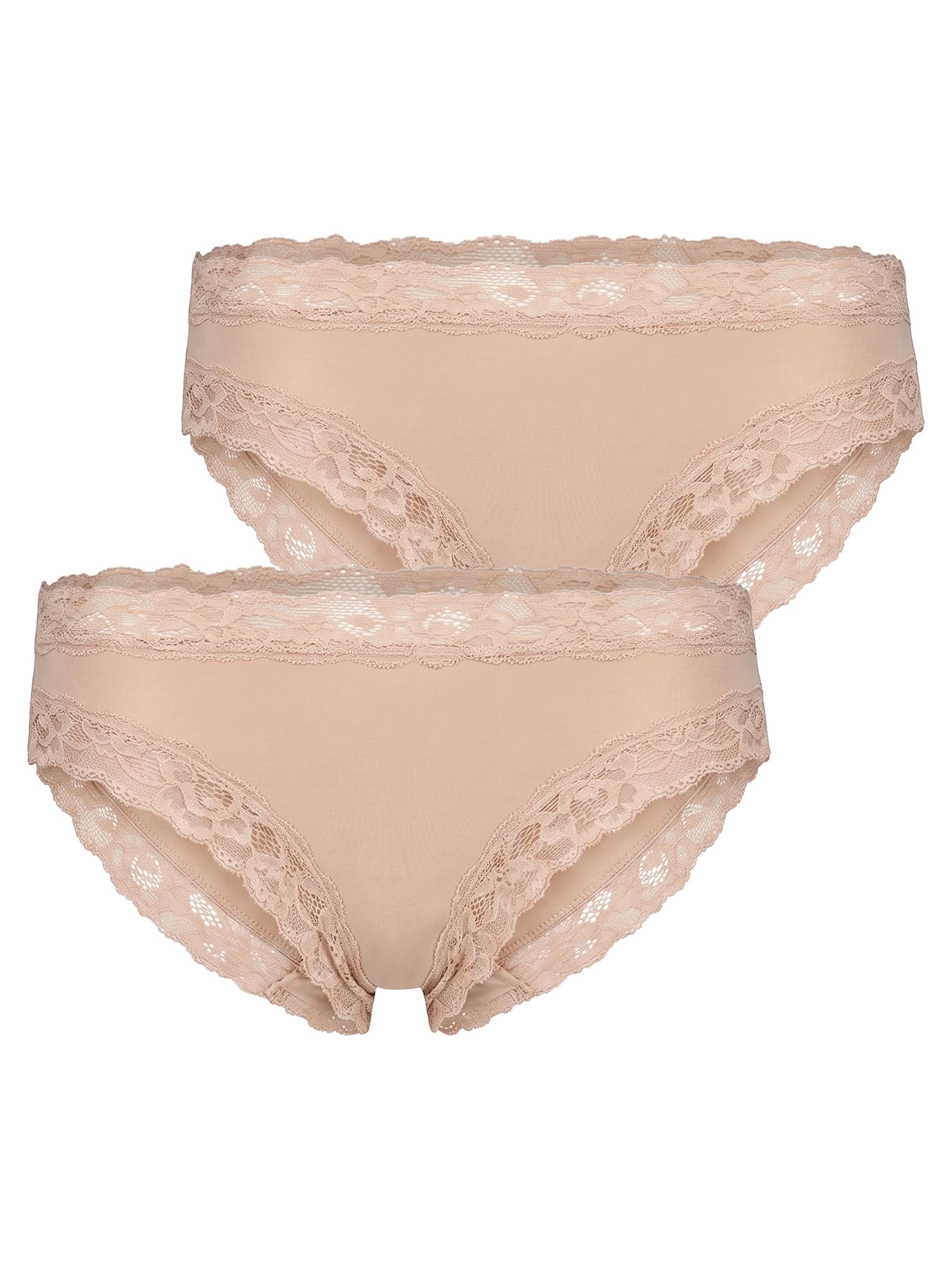 Slip ' Advantage Modal Lace ' Skiny en beige : devant