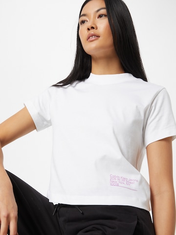 Calvin Klein Jeans - Camiseta en blanco