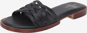 Crickit Mules ' OCEANE ' in Black: front