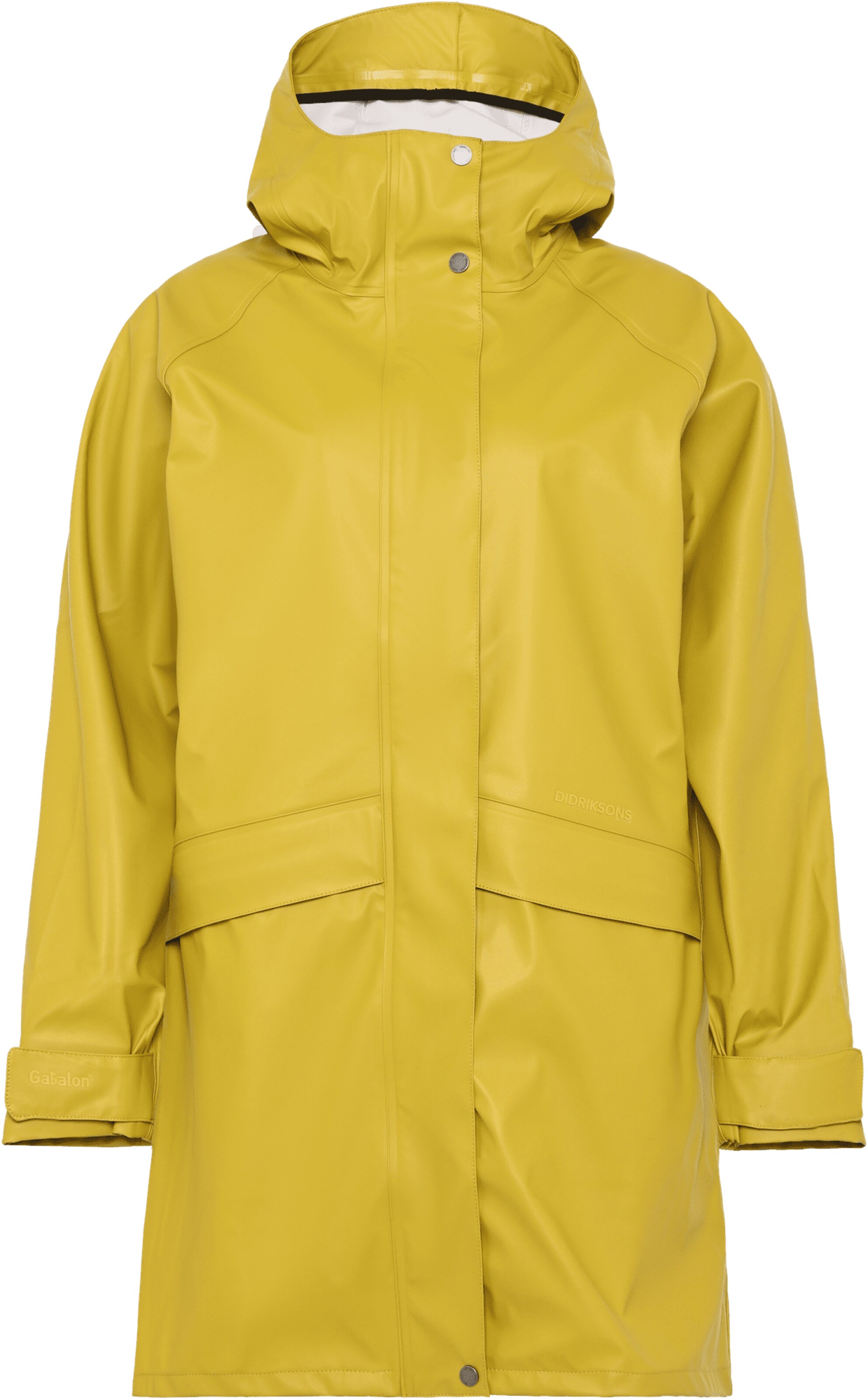 Manteau fonctionnel 'ELLY' Didriksons en jaune : devant