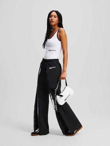 KARL LAGERFELD JEANS Tričkové body – bílá