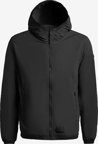 Veste mi-saison 'DERF' khujo en noir : devant