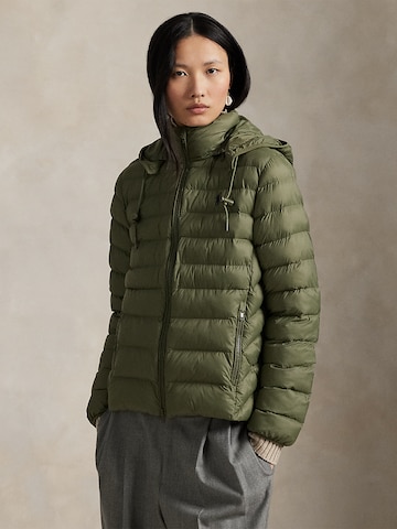 Polo Ralph Lauren Přechodná bunda – zelená: přední strana