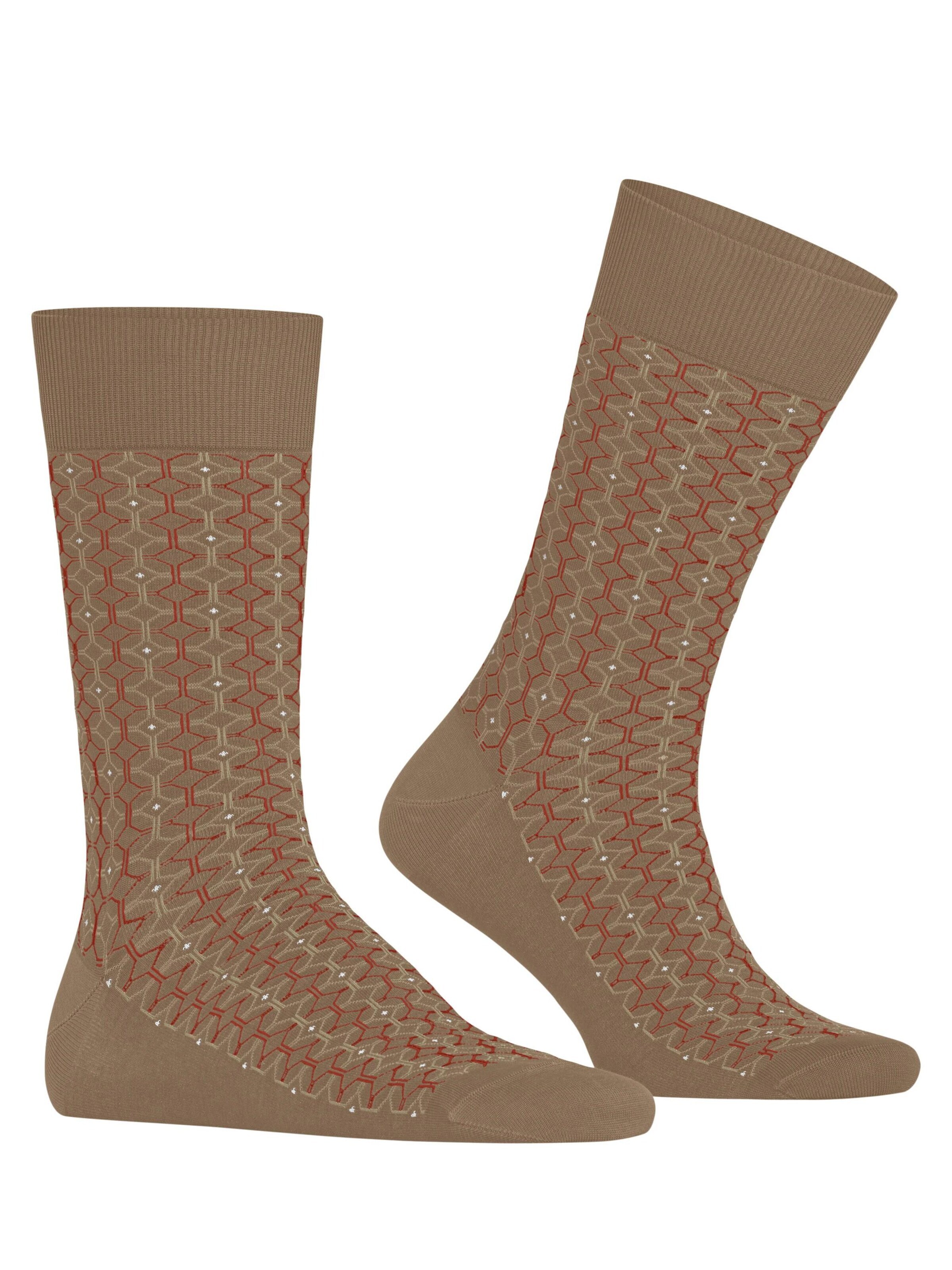 BURLINGTON Socken 'Tie'‌‌‌‌‌‌‌‌ in Beige