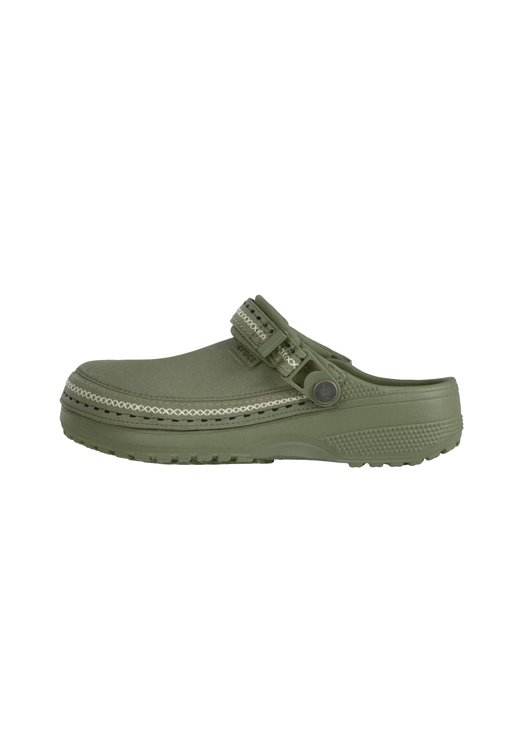 Crocs Сабо в Зеленый: спереди