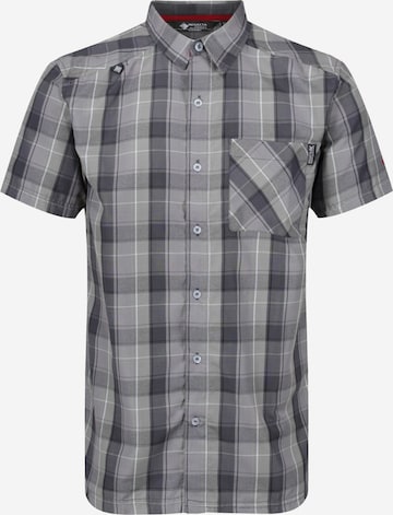 REGATTA Regular fit Athletic Button Up Shirt 'Kalambo IV' in Grey: front