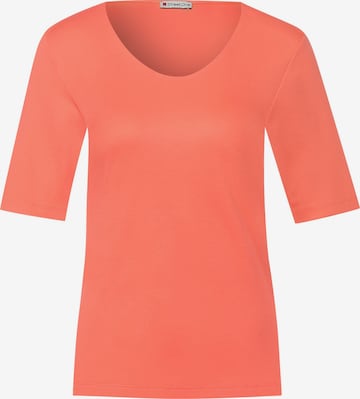 T-shirt STREET ONE en orange : devant